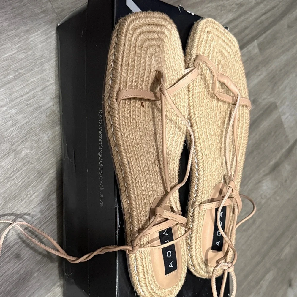Aqua Women’s Lace-Up Sandals‎